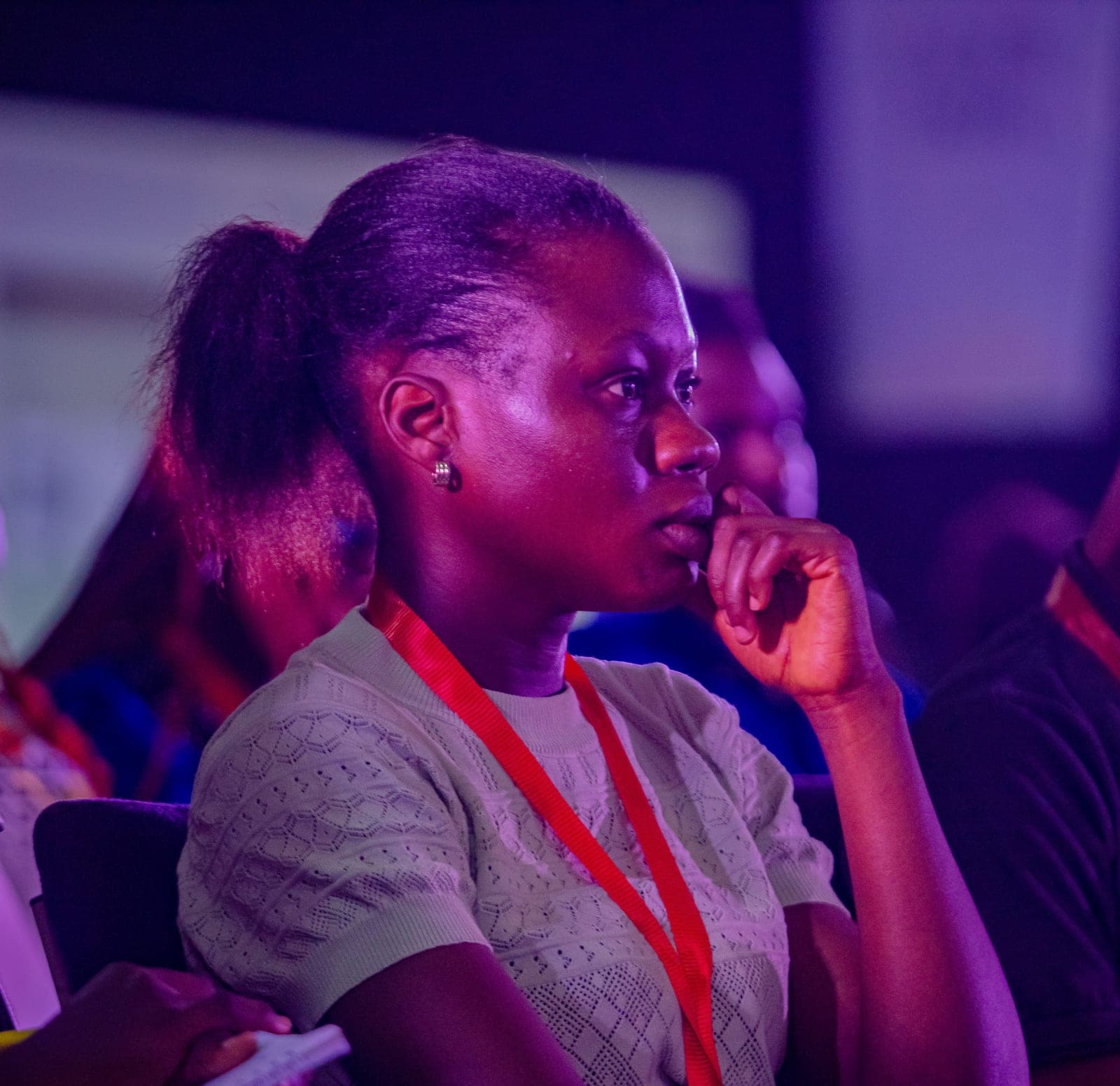 Attendee listening during CDM Midweek teaching