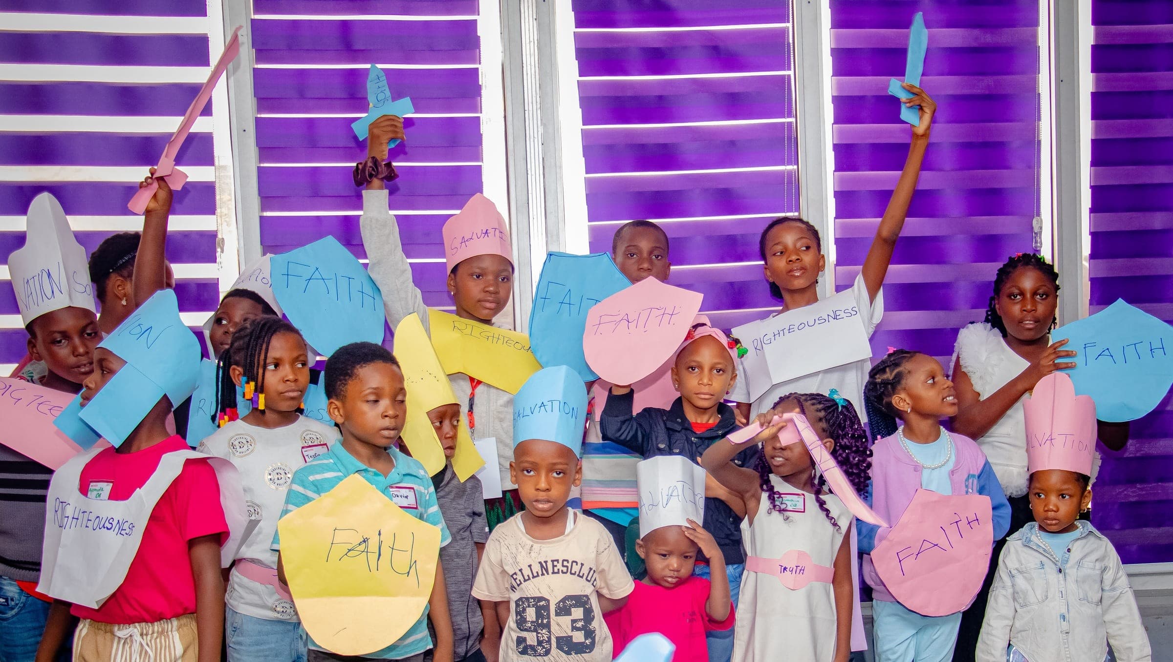 Children and leaders at CDM Arrows Children's Church
