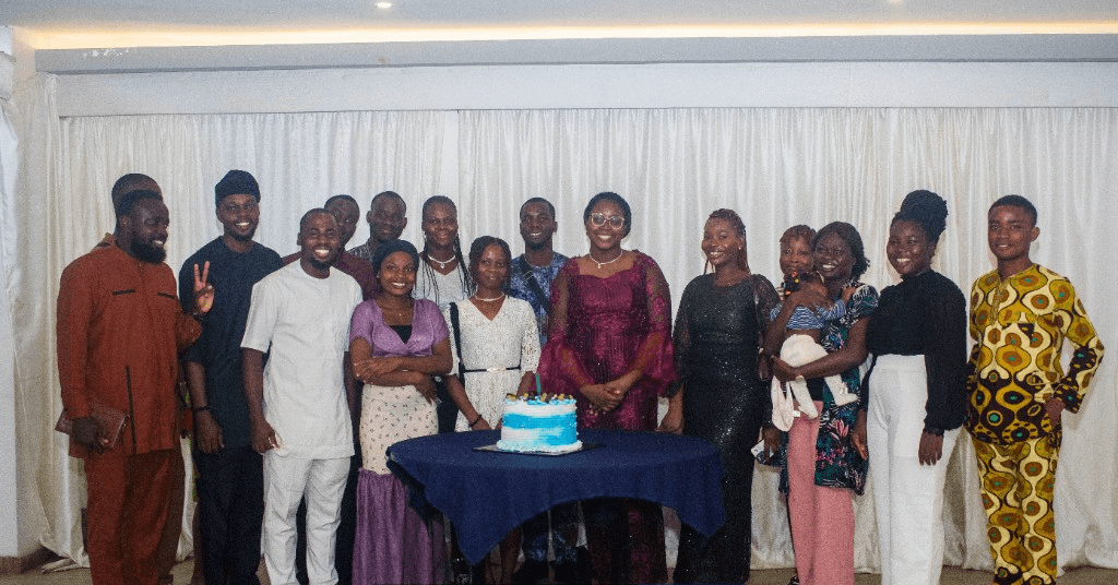 CDM family celebrating together